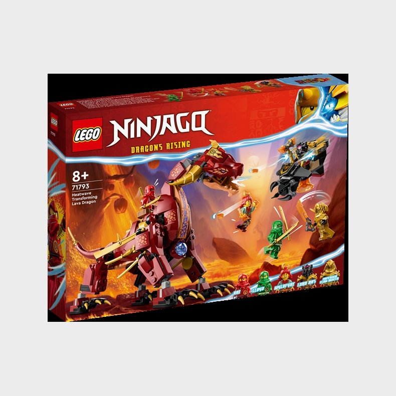 Forvandlings-lavadragen Heatwave - 71793 - LEGO Ninjago