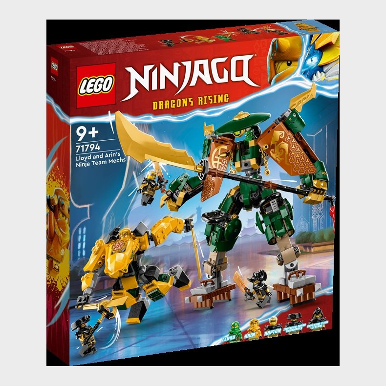 Lloyd og Arins ninjateam-mechs - 71794 - LEGO Ninjago