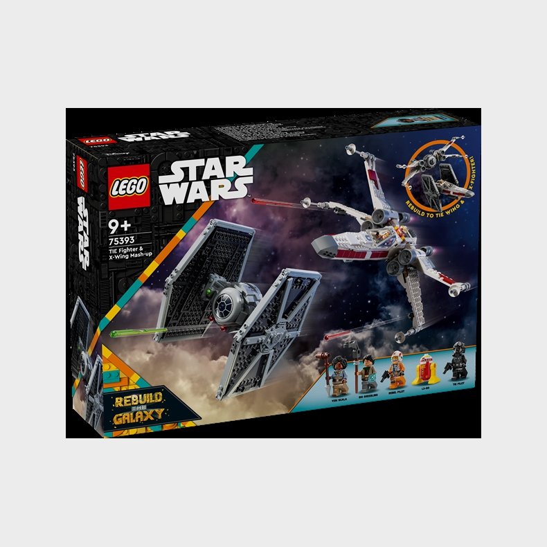 Kombimodel: TIE-jager og X-wing - 75393 - LEGO Star Wars