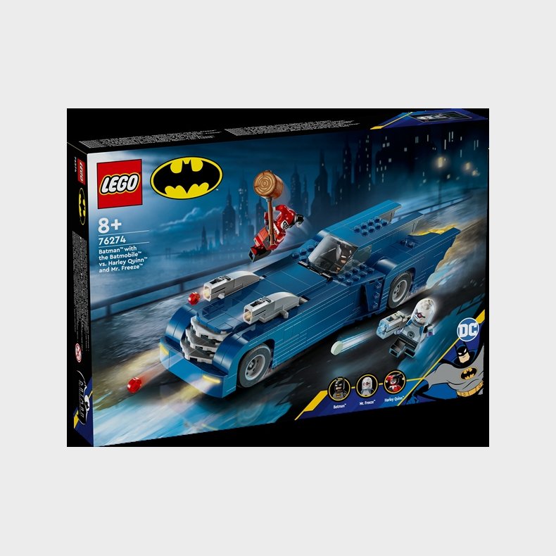 Batman og Batmobile mod Harley Quinn og Mr. Freeze - 76274 - LEGO Super Heroes