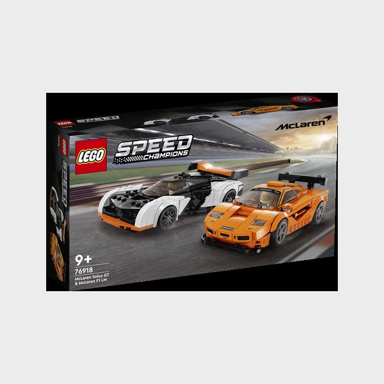 McLaren Solus GT og McLaren F1 LM - 76918 - LEGO Speed Champions