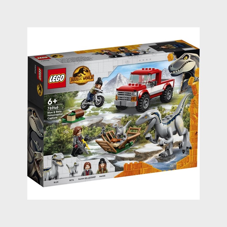 Blue og Beta  -  velociraptor-fangst - 76946 - LEGO Jurassic World