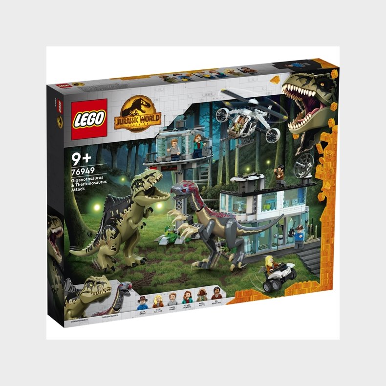 Giganotosaurus &amp; Therizinosaurus Attack - 76949 - LEGO Jurassic World