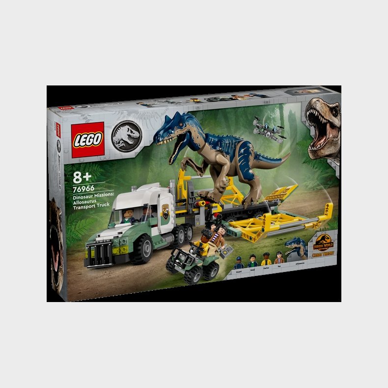 Dinosaurmissioner: Allosaurus-transportvogn - 76966 - LEGO Jurassic World