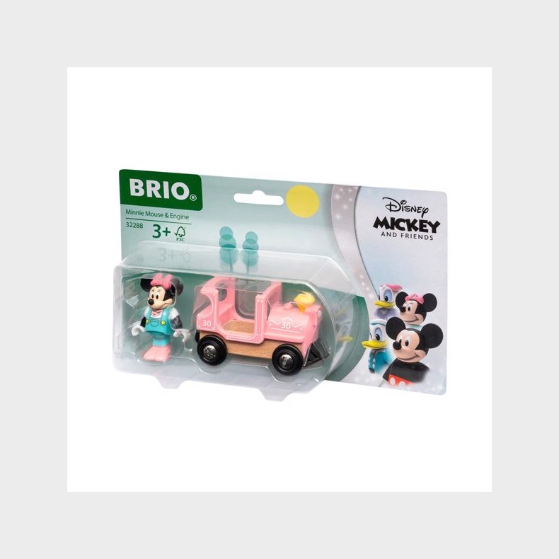 Minnie Mouse og lokomotiv - BRIO