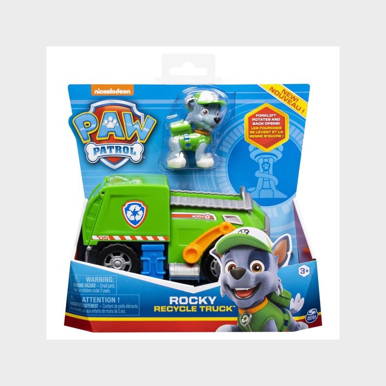 Paw Patrol Basic kretj Rocky - Paw Patrol