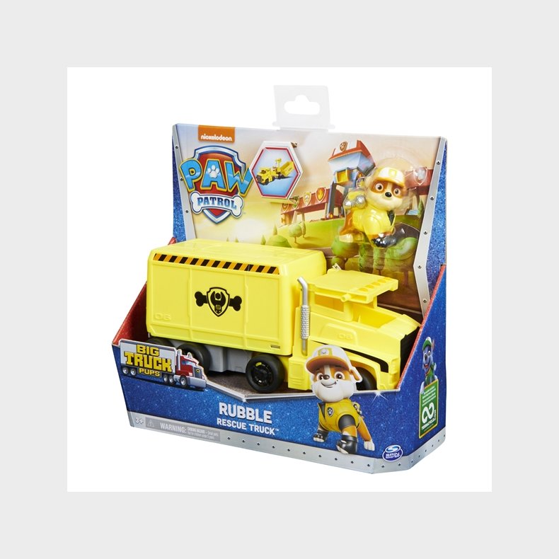 Big Trucks Themed kretj - Rubble - Paw Patrol