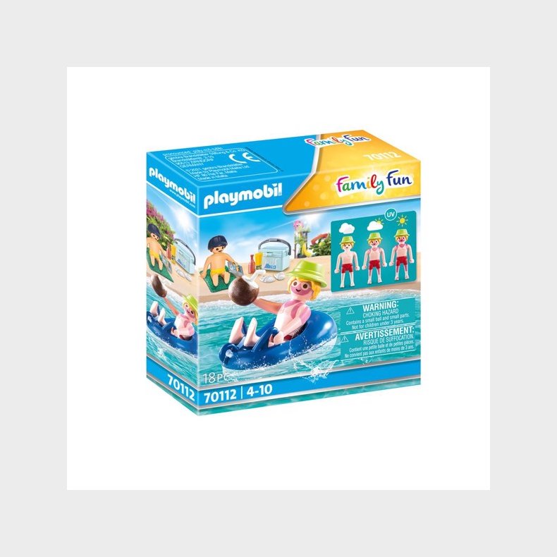 Badegst med badering - PL70112 - PLAYMOBIL Family Fun