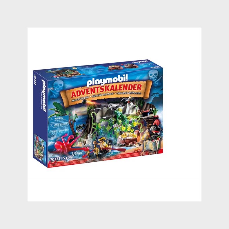 Julekalender "Skattejagt i Piratbugten" - PL70322 - PLAYMOBIL Christmas