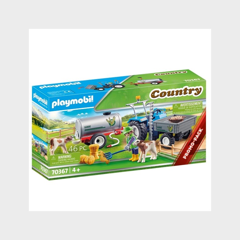 Lasttraktor med vandtank - PL70367 - PLAYMOBIL Country