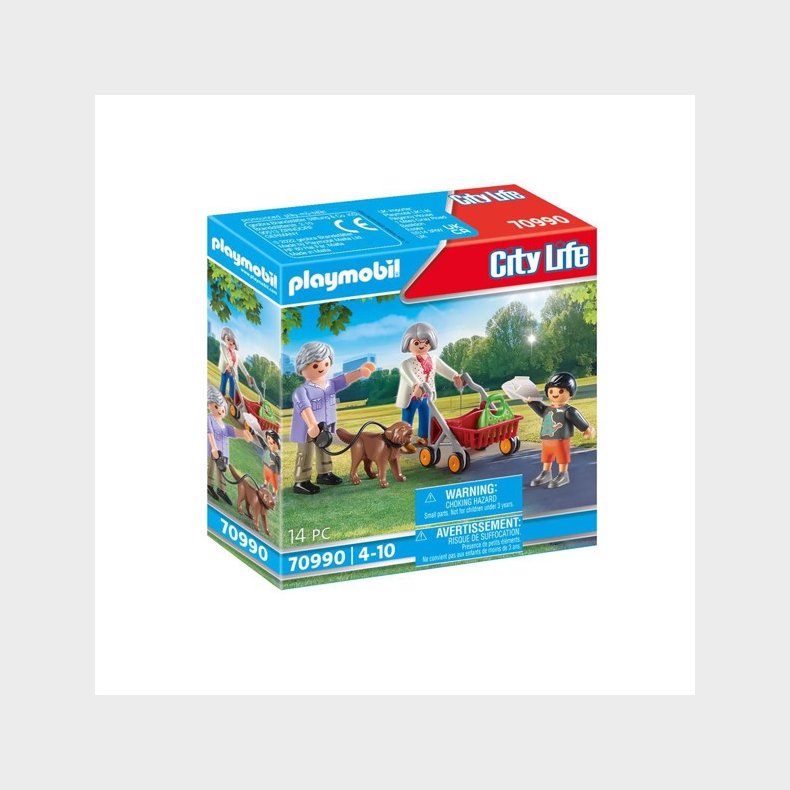 Bedsteforldre med brnebrn - PL70990 - PLAYMOBIL City Life