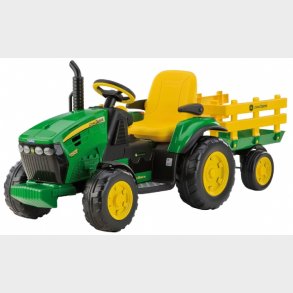 John Deere Ground Force EL Traktor med anhnger 12V