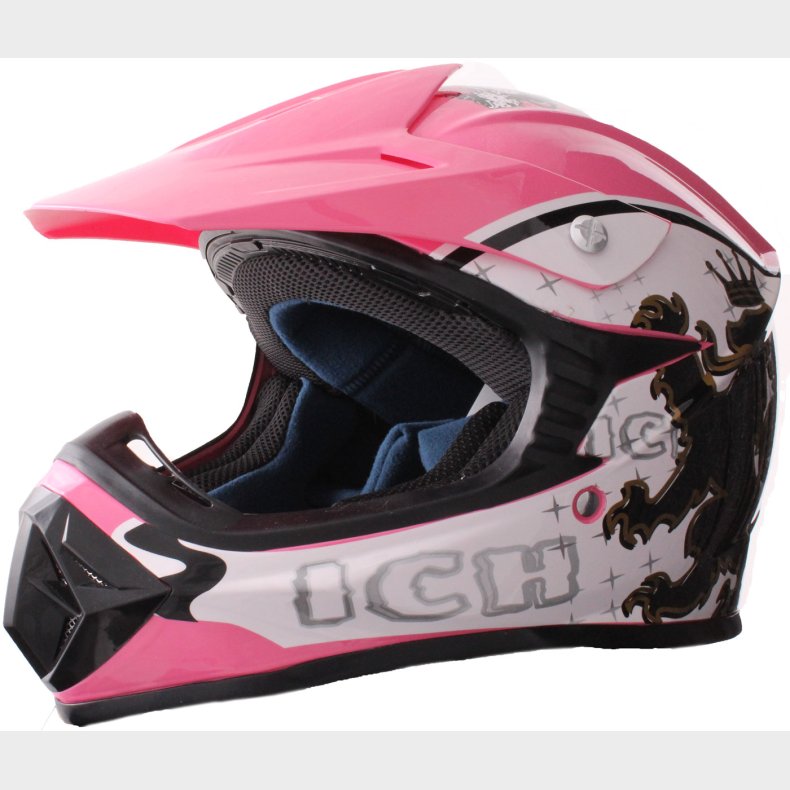 Brne Crosser Hjelm Pink str.   S