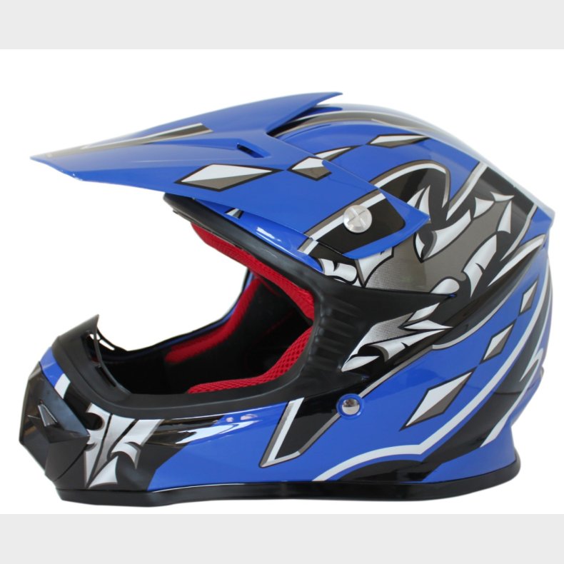 Brne Crosser Hjelm Bl. Str. S