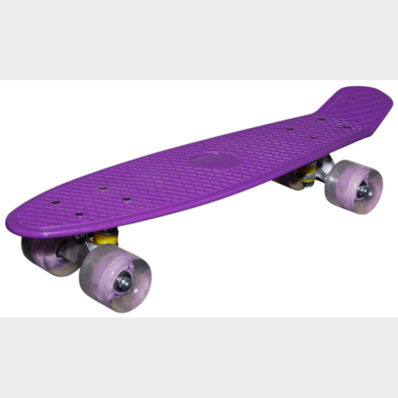 MCU-Sport LED  Lilla Skateboard m/LED Lys + ABEC7