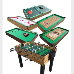 MegaLeg Multibord 9i1 (Fodbold / Pool / Hockey / Tennis m.v.)