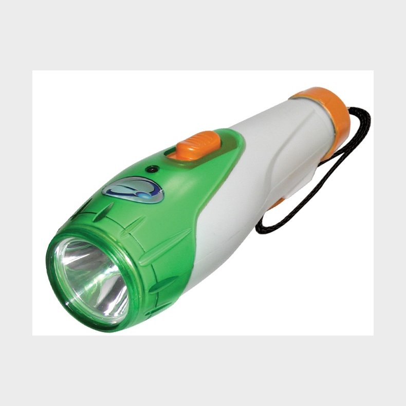 Eastcolight Lommelygte med indbygget kompas til brn