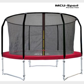 MCU-Sport Pro-line 3,05m Rd Trampolin V3.0 + Pro sikkerhedsnet