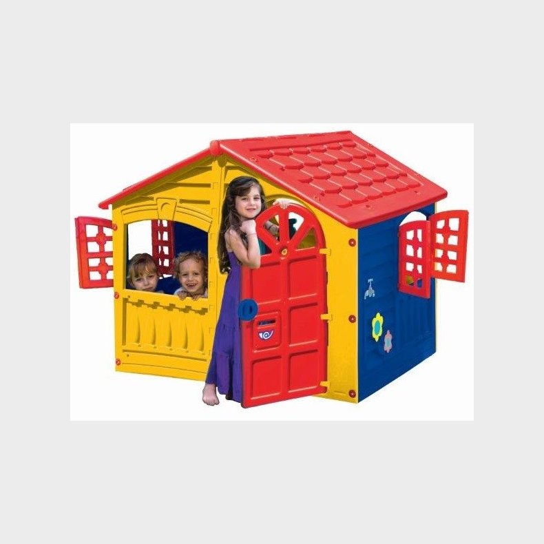 The House of Fun Plast Legehus, Multi farvet