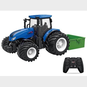 Fjernstyret Traktor m/dump 1:24 Alloy 2.4G