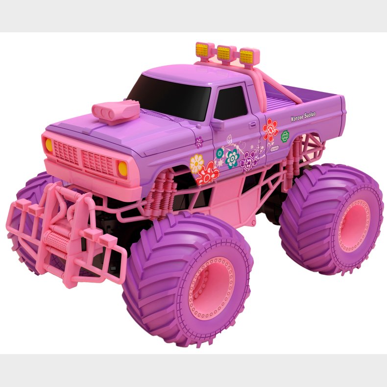 Fjernstyret Monstertruck SuoLuo 2.4G 1:18 Pink