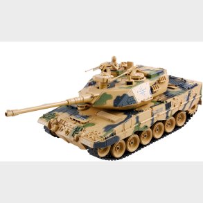 ZEGAN German Leopard 2 Fjernstyret Airsoft Tank  1:18, 2.4G