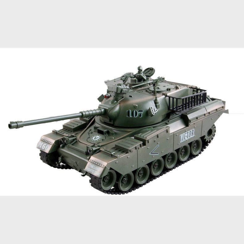ZEGAN USA M60 Fjernstyret Airsoft Tank  1:18, 2.4G