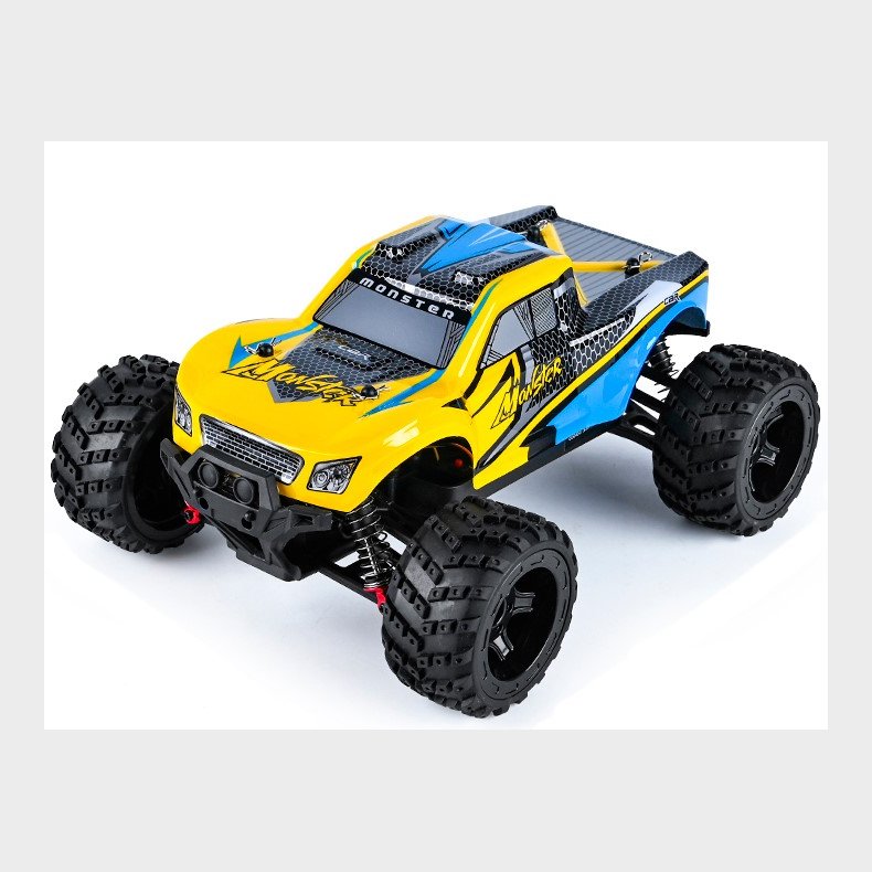 Guokai MonsterTruck 1:16 4WD Fjernstyret 2.4Ghz 35km/t Gul