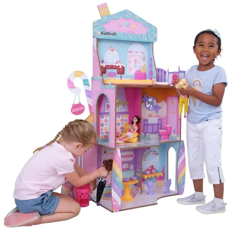 KidKraft  Candy Castle Tr Dukkehus m/mbler