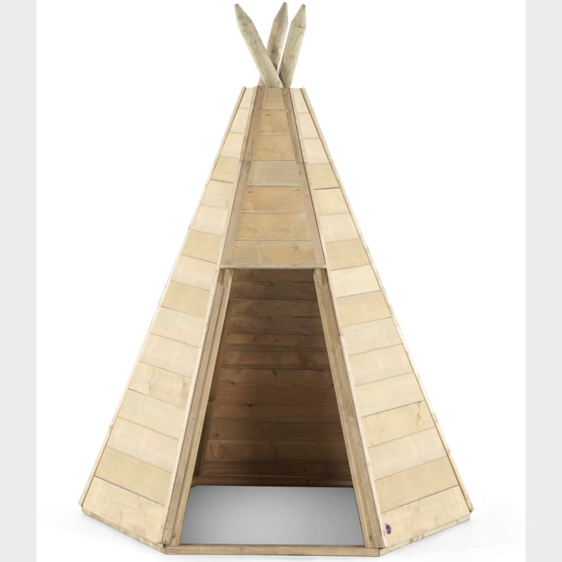 Plum Tipi  Tr Legehus til brn 142 x 142 x 194 cm