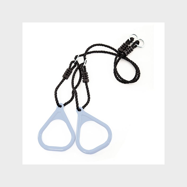 H&ouml;rby Bruk Trapez Ringe med reb, Lysebl�