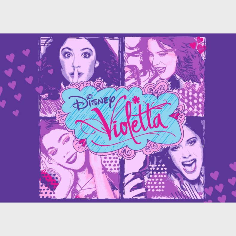 Disney Violetta Tppe til brn 01 - 95 x 133 cm