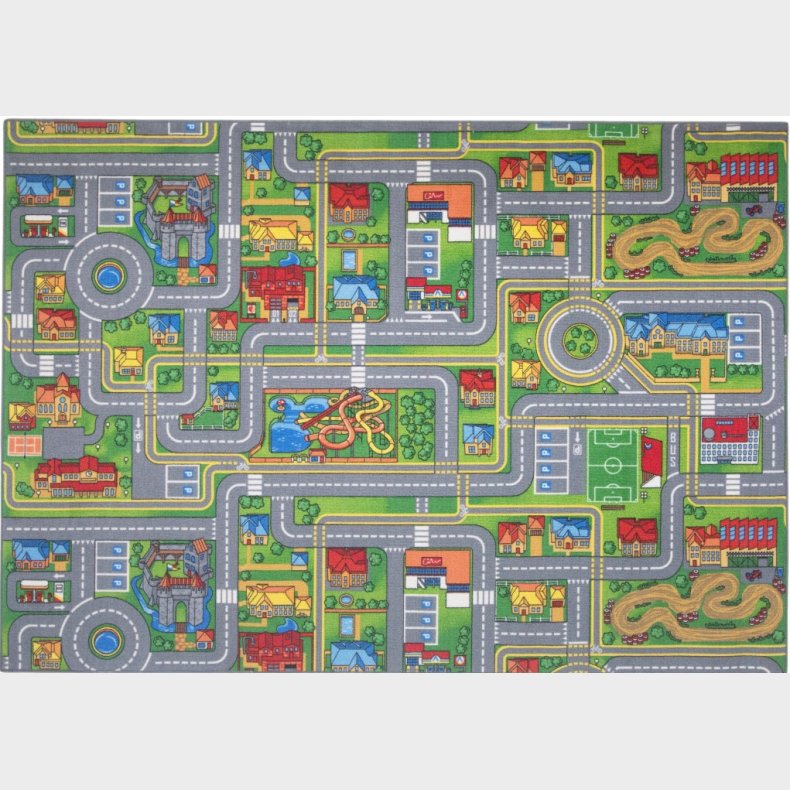 Bil Legetppe Playcity  95 x 200 cm