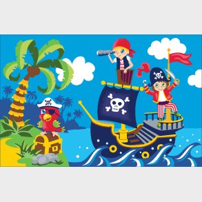 Brnetppe Pirater 120x80