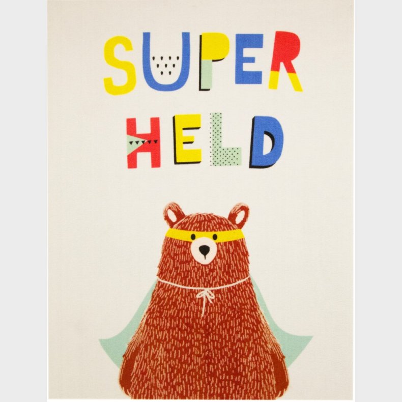 Super Helt Bjrn De Luxe gulvtppe til brn 95x125