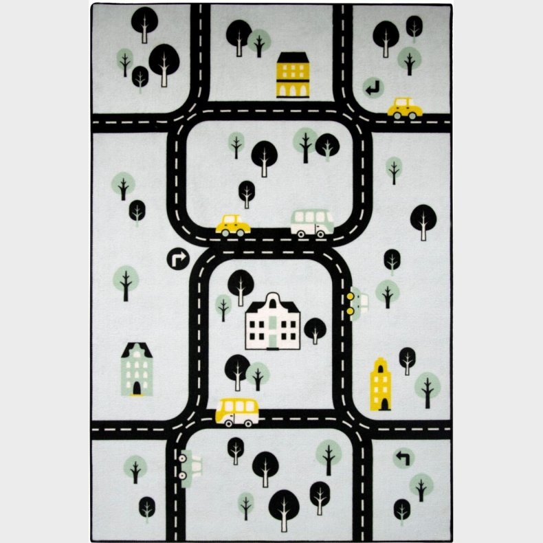 Ringvej De Luxe gulvtppe til brn 95x150