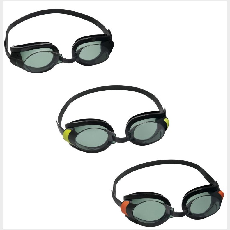 Hydro-Pro Svmmebrille ''Focus'' 3 stk. pakke fra 7 r