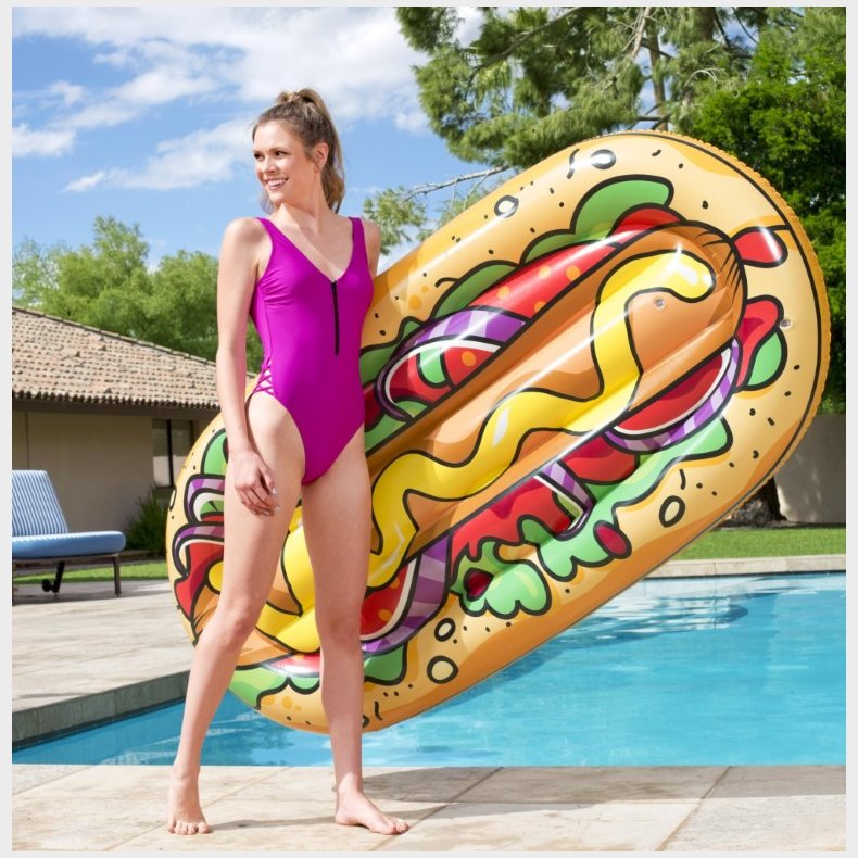 Badedyr ''Hotdog'' 190 x 109 cm