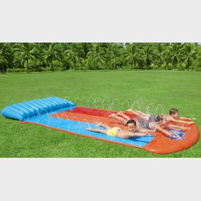 H2OGO! Vand ''Tsunami Splash Ramp'' Triple Glidebane 488cm