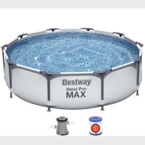 Bestway Steel Pro MAX Frame Pool 305 x 76cm m/filter pumpe