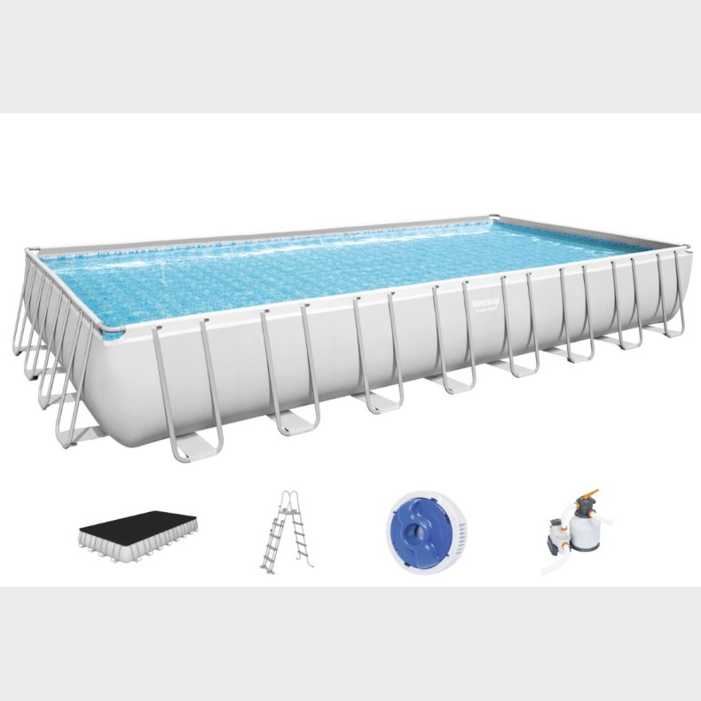 Bestway  Power Steel Rektangulr Pool 956 x 488 x 132 cm