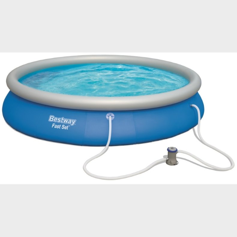 Bestway Fast Set Pool St 457 x  84cm m/filter Pumpe