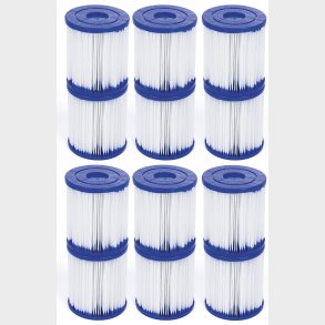 Bestway Filterpatron 1  8x9 cm 12 stk. (Bestway varenr 58093)