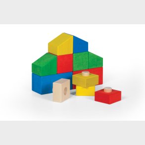 VARIS Tr� Bygge og Stableklodser 12 Dele