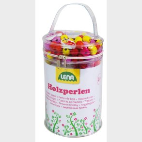 Tr�perler Stor pakke Pink - Lav-det-selv Halsk�de