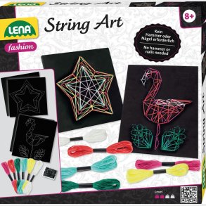 Lena String Art Flamingo og Star