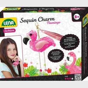 Fashion Pailletter Vedhng - Flamingo