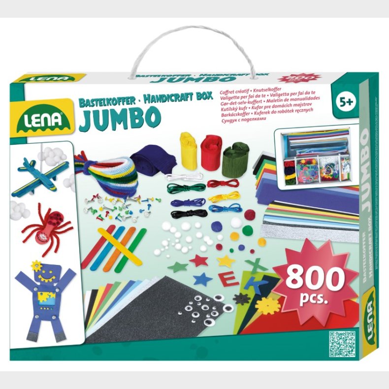 Lena Jumbo Handicraft Box Jumbo Bl