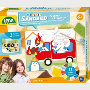 LENA Sand Kunst st til brn - Kretjer