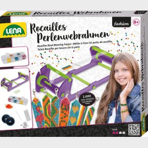 LENA Rocailles ramme til perlevvning til brn fra 8 r